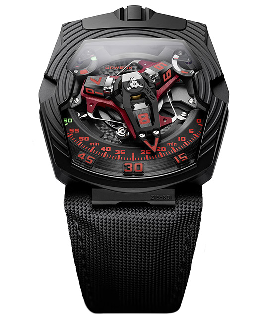 Buy Replica Urwerk UR-210 Black Platinum UR210BPT watch